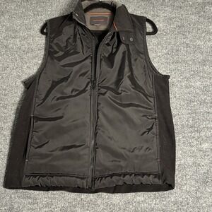 Banana Republic Vest Mens Large Fleece Lined Zip Up Sleeveless Puffer Jacket